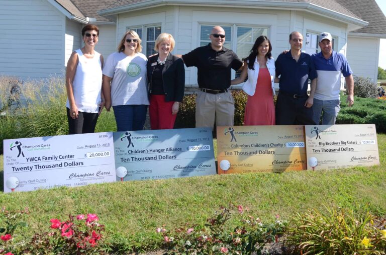 Champion helps to raise $65,000 at the Champion Cares Golf Invitational