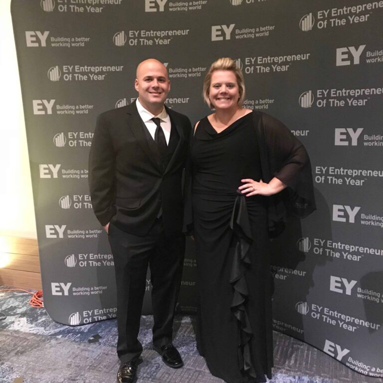 Brian Yeager and Michelle Yeager-Thornton of The Champion Companies win Ernst & Young Entrepreneur of the Year Award